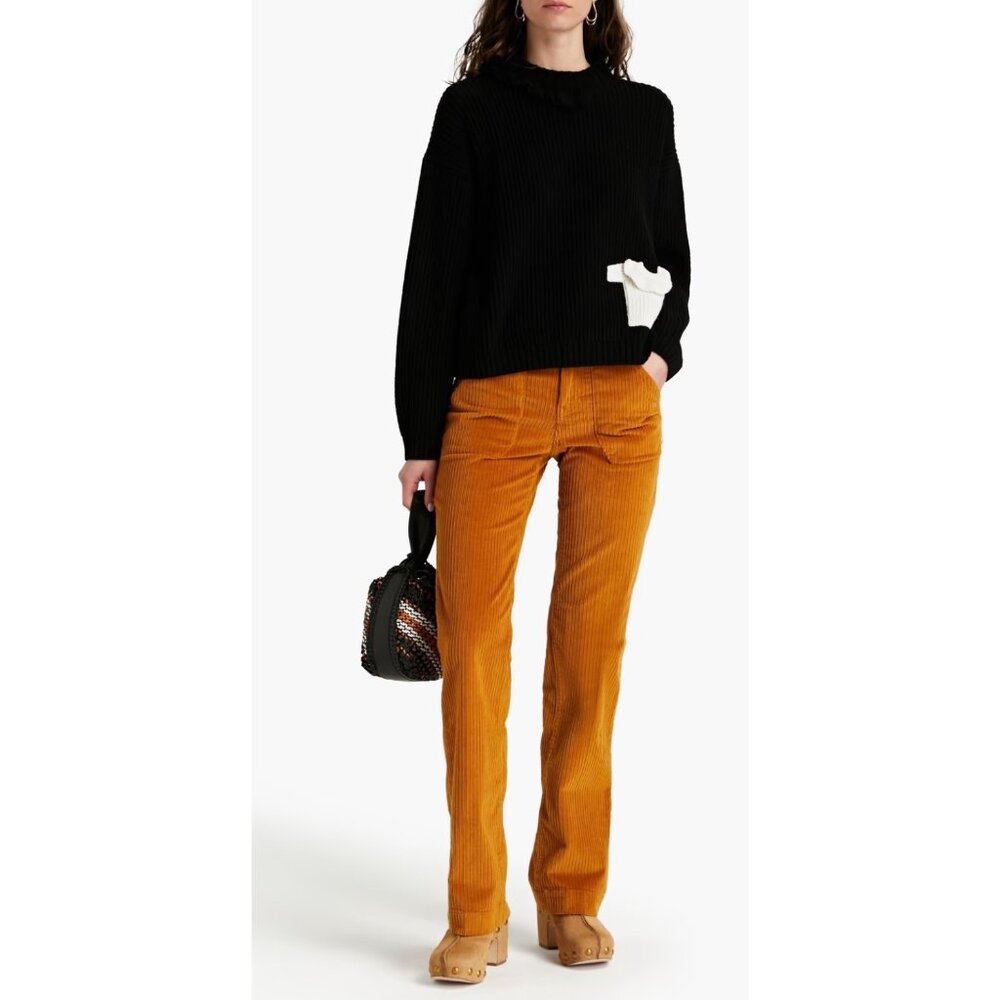 ba&sh Corduroy Pants in Saffron/Gold, M, NWOT